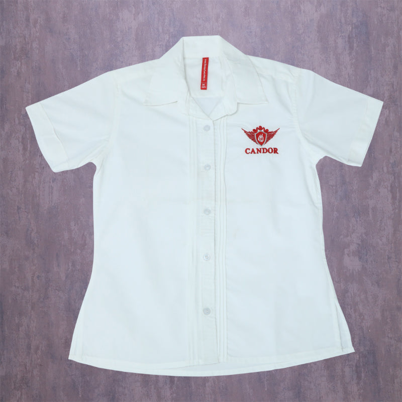CIS Girls White Shirt  (Grade 6 - Grade 12)