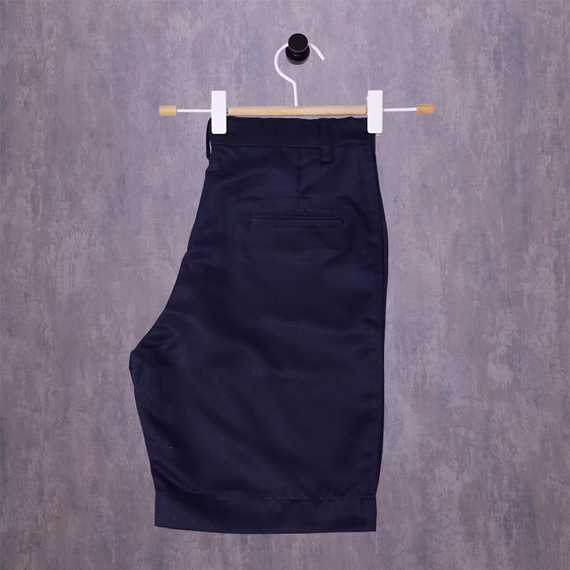 ST Formal elastic navy shorts