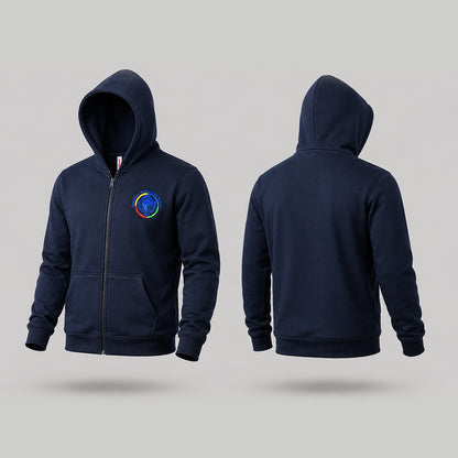 BI Navy Hoodie Jacket