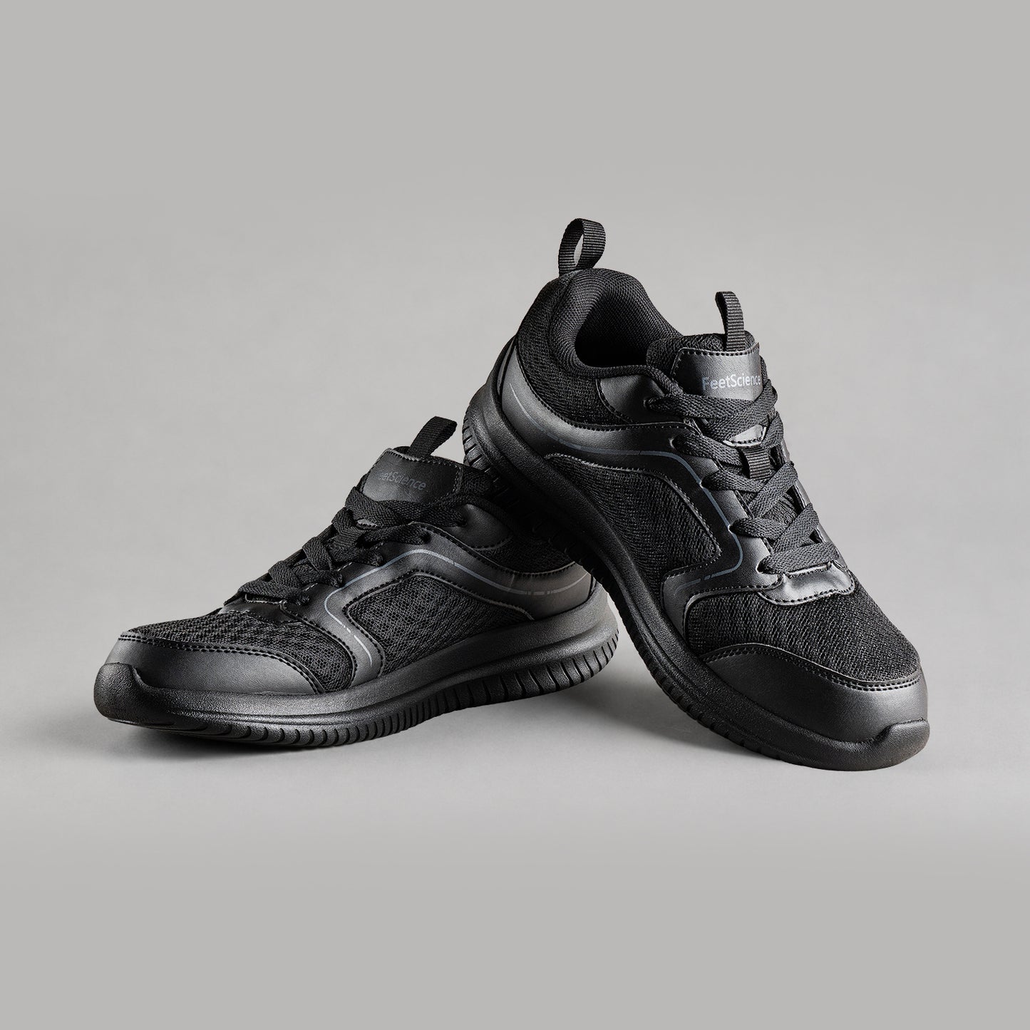 Aristos Velcro Black Shoes