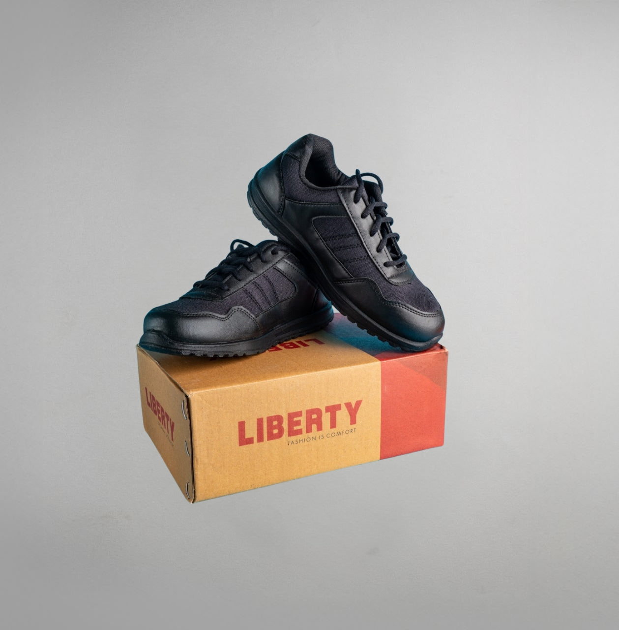 Liberty Trent Eva Sole Lace Black Shoes