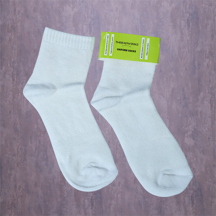 Bamboo White Socks